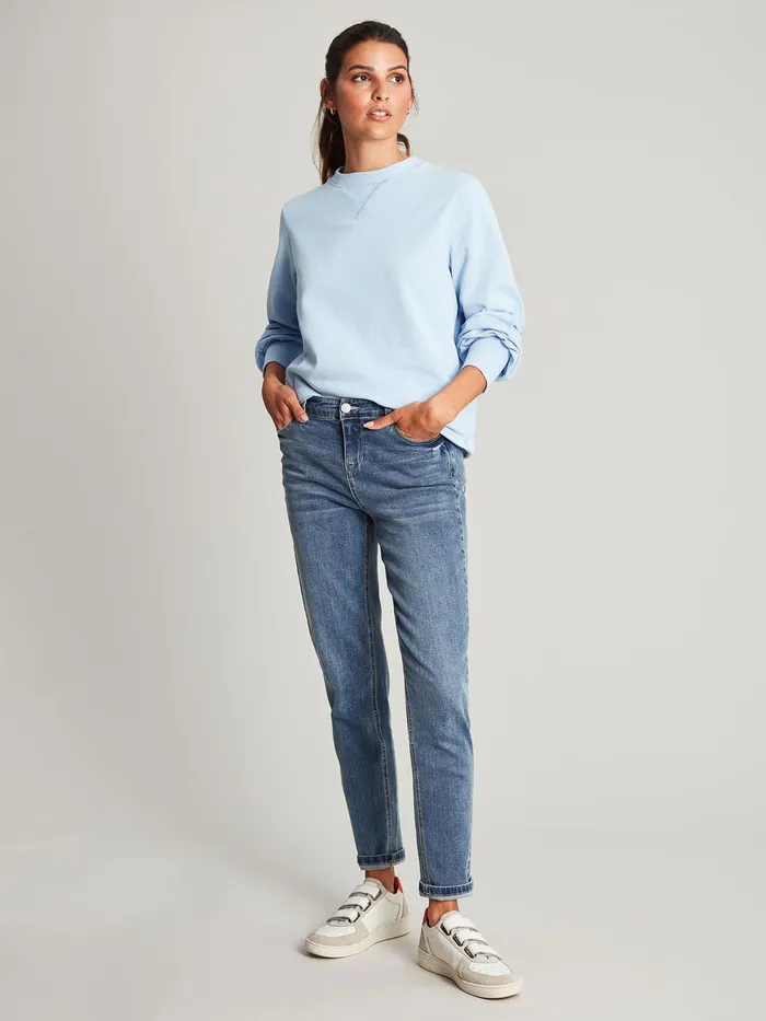 Online Joules Blue Amina Crew Neck Sweatshirt Women Sweatshirts and Hoodies
