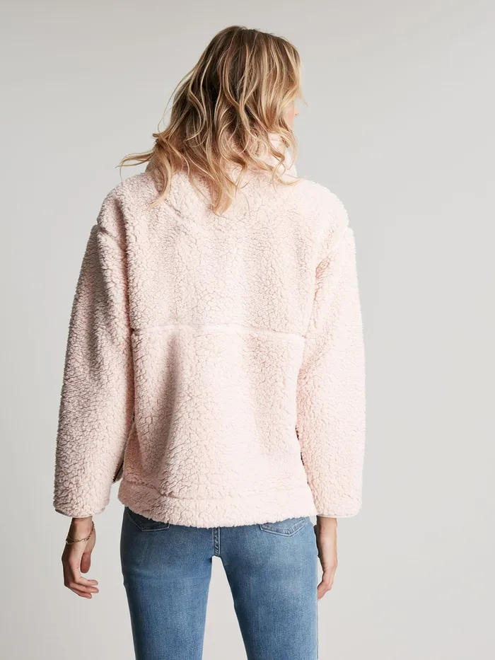 Online Joules Pink Tilly Zip Front Woven Trim Fleece With Hem Detail Women Coats and Jackets Online Joules Pink Tilly Zip Front Woven Trim Fleece With Hem Detail Women Coats and Jackets