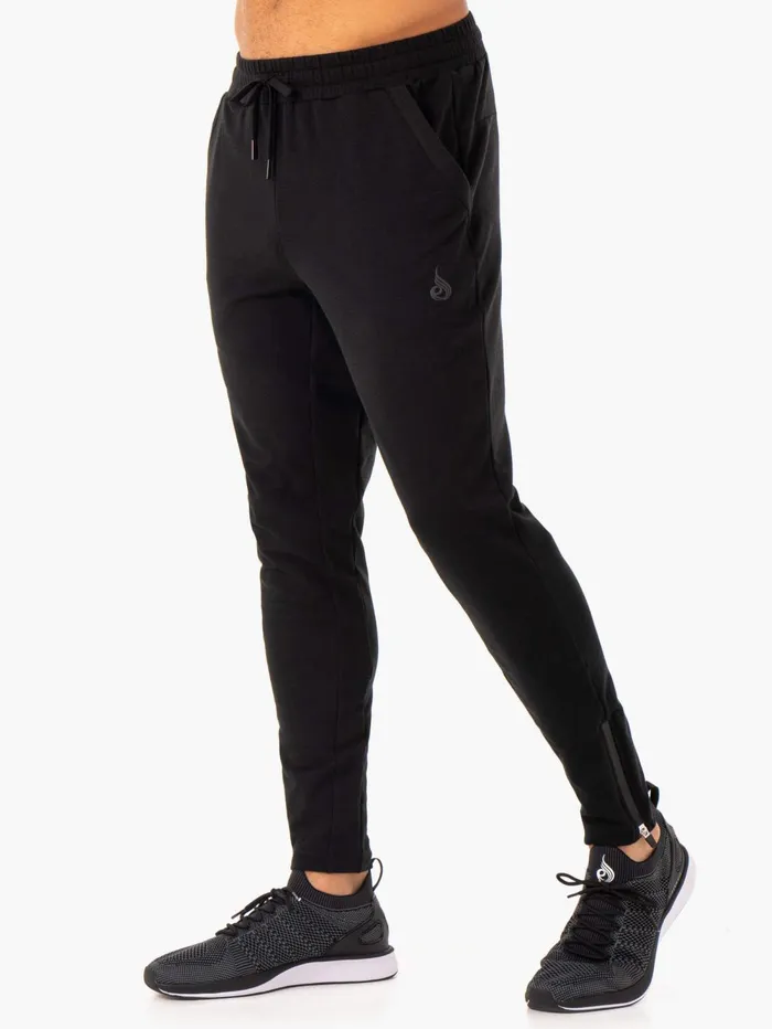 Optimal Gym Track Pant 8211 Black Men Ryderwear Gym Pants