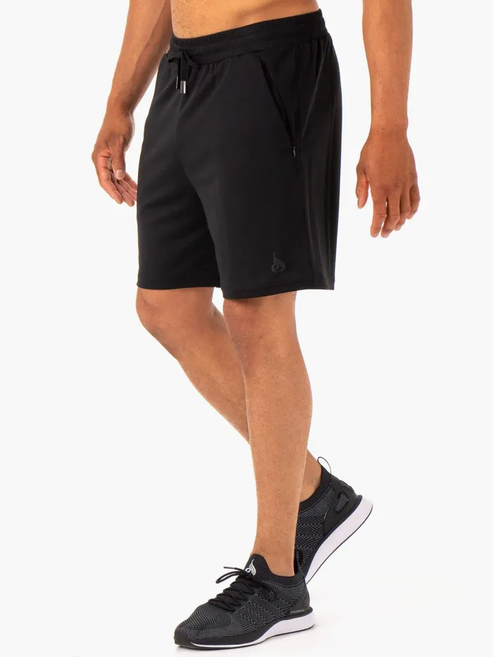Optimal Mesh Short 8211 Black Men Ryderwear Gym Shorts