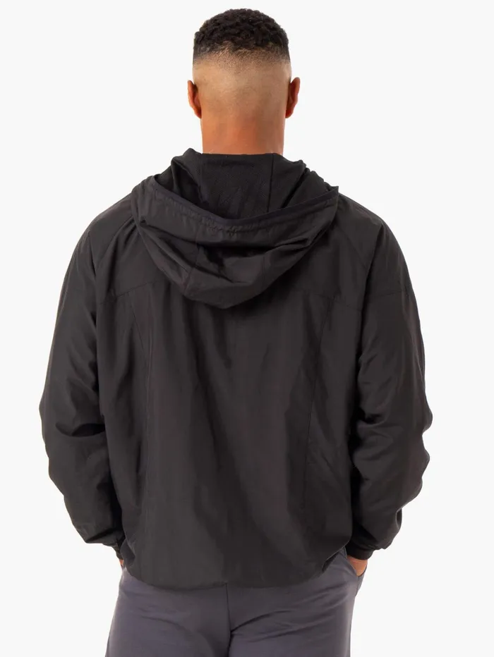 Optimal Windbreaker Jacket 8211 Black Men Ryderwear Jackets