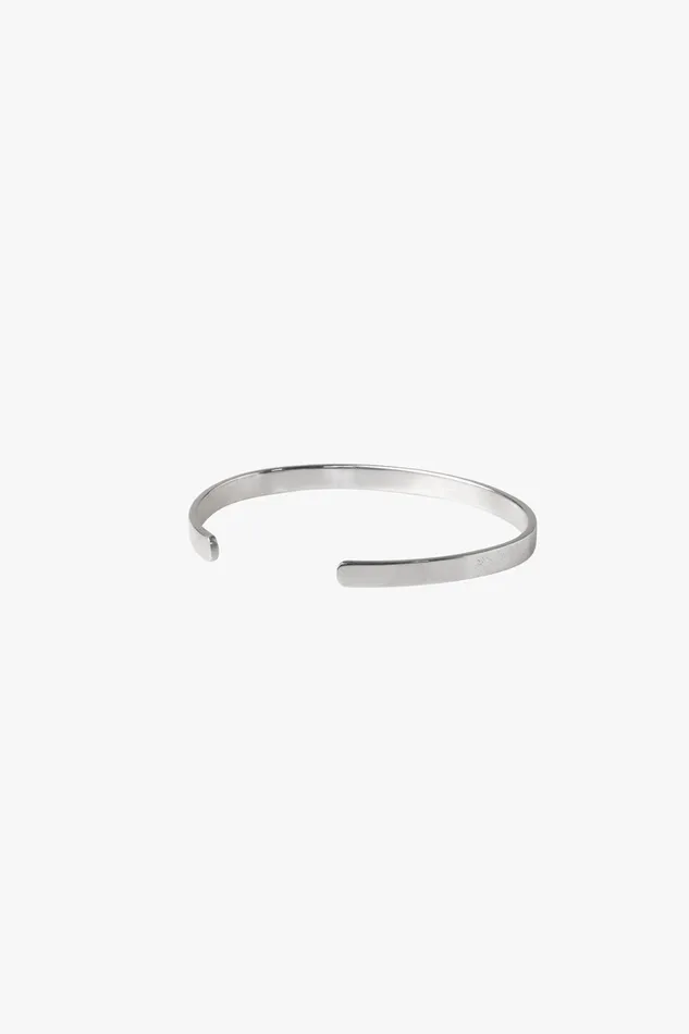 OTHER 0925 MENWOMEN 925 Flat Cuff Bracelet