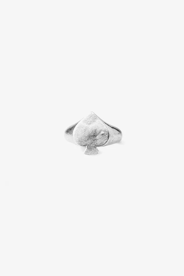 OTHER 0925 MENWOMEN 925 Spade Ring