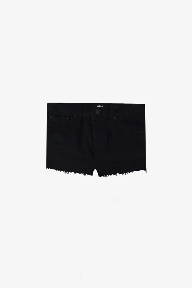 OTHER DENIM WOMEN Denim Shorts Worn Black