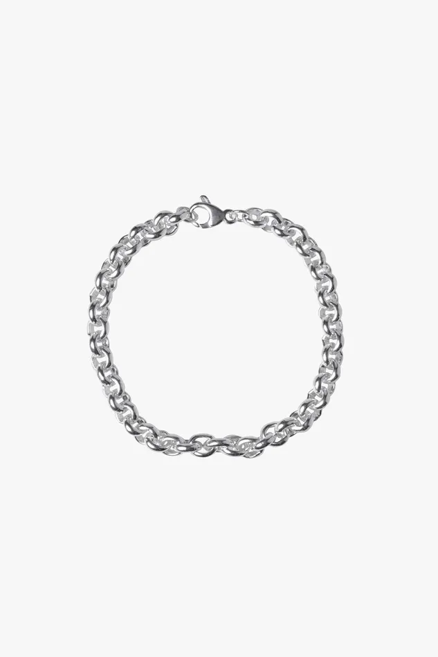 OTHER EARRINGS MENWOMEN 925 Thick Belcher Bracelet