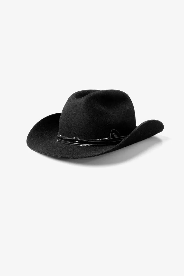 OTHER FEDORAS and FULL BRIM HATS MENWOMEN BRONCO COWBOY HAT Relic Black