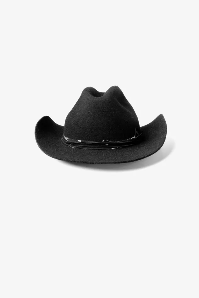 OTHER FEDORAS and FULL BRIM HATS MENWOMEN BRONCO COWBOY HAT Relic Black