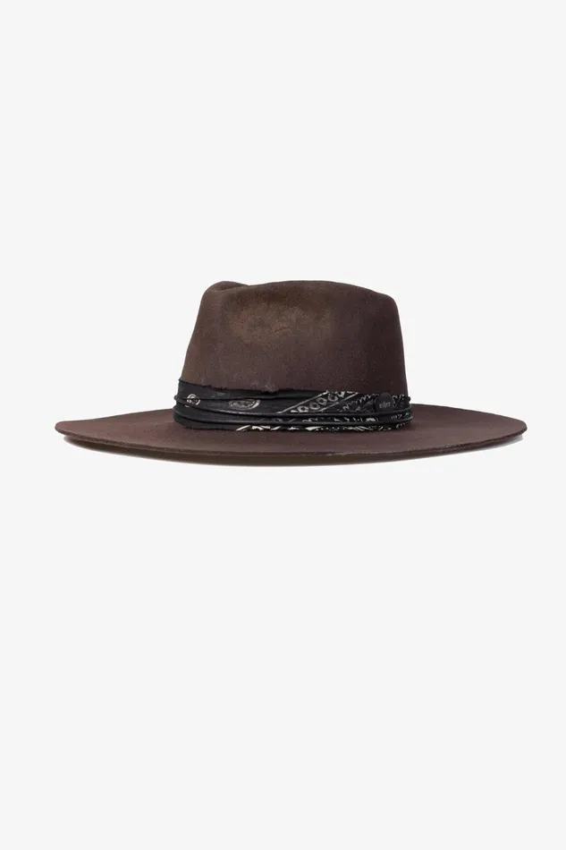 OTHER FEDORAS and FULL BRIM HATS MENWOMEN Earp Fedora Hat Brandy Relic