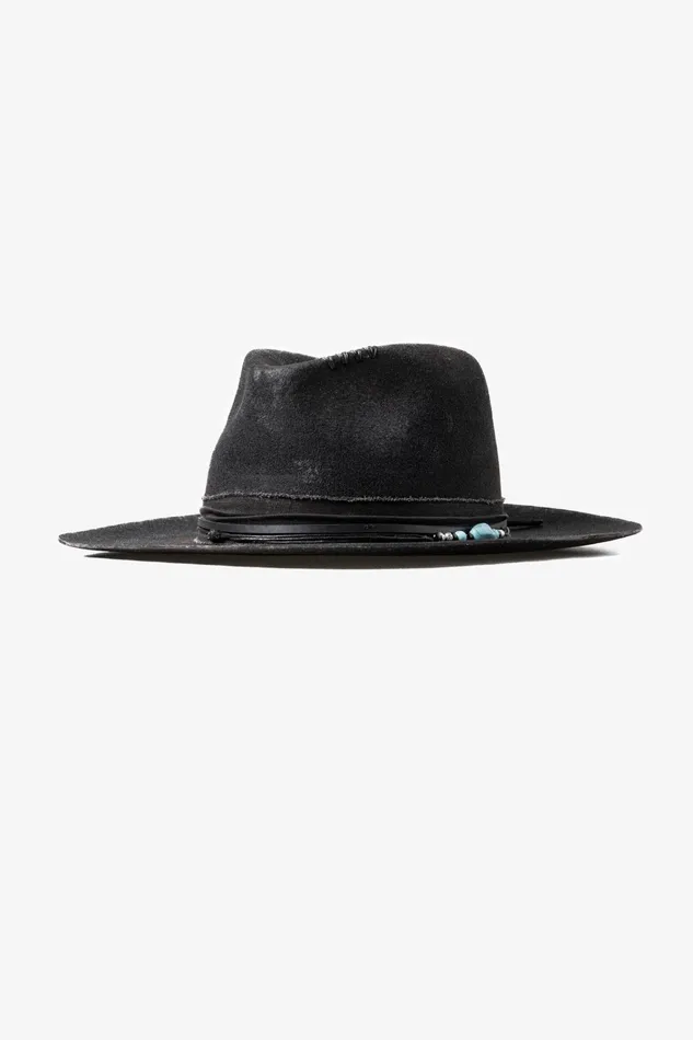 OTHER FEDORAS and FULL BRIM HATS MENWOMEN The Gypsy Fedora Hat Black Heavy Relic OTHER FEDORAS and FULL BRIM HATS MENWOMEN The Gypsy Fedora Hat Black Heavy Relic