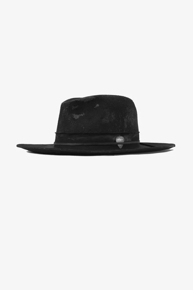 OTHER FEDORAS and FULL BRIM HATS MENWOMEN The Nomad Fedora Hat Black Relic