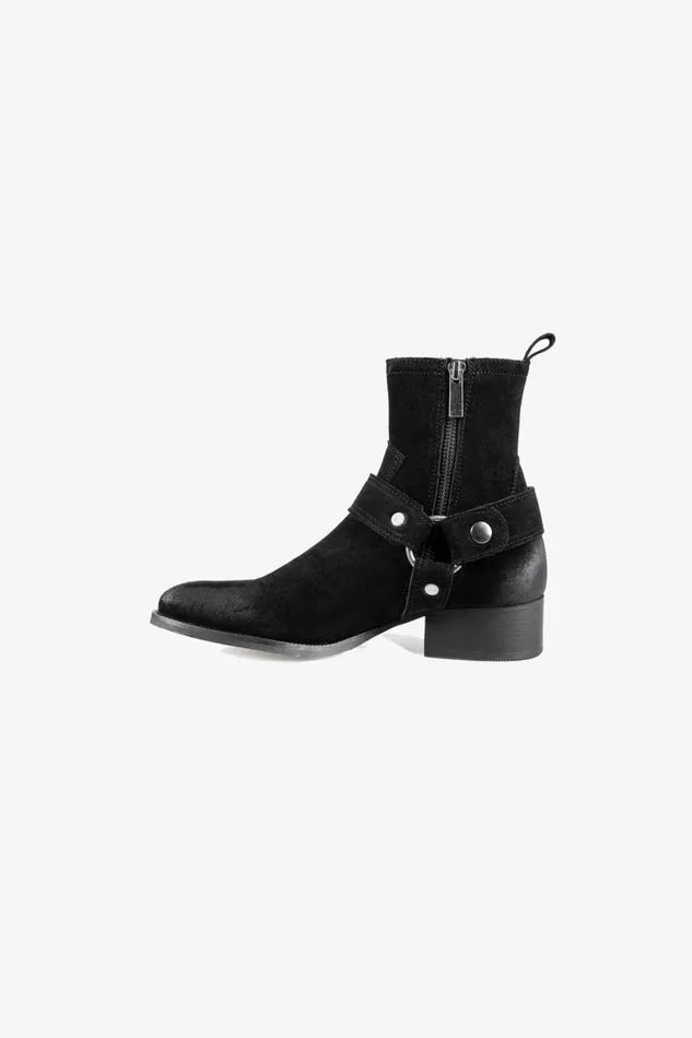 OTHER FOOTWEAR MEN Adler Harness Boot Relic Black Suede