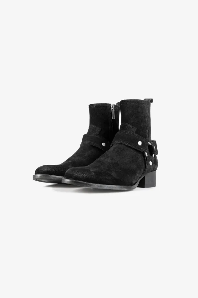 OTHER FOOTWEAR MEN Adler Harness Boot Relic Black Suede