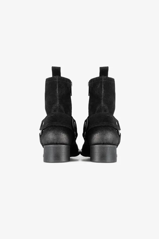 OTHER FOOTWEAR MEN Adler Harness Boot Relic Black Suede