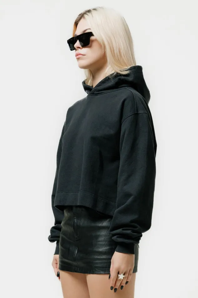 OTHER HOODIES and SWEATS WOMEN Cropped Oversized Hoodie
