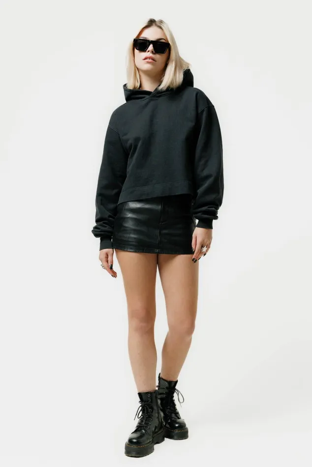 OTHER HOODIES and SWEATS WOMEN Cropped Oversized Hoodie
