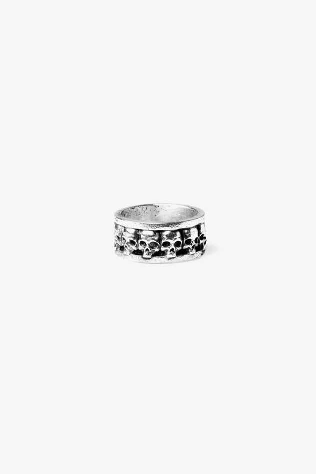 OTHER JEWELLERY MENWOMEN 925 Band Of Skulls Ring