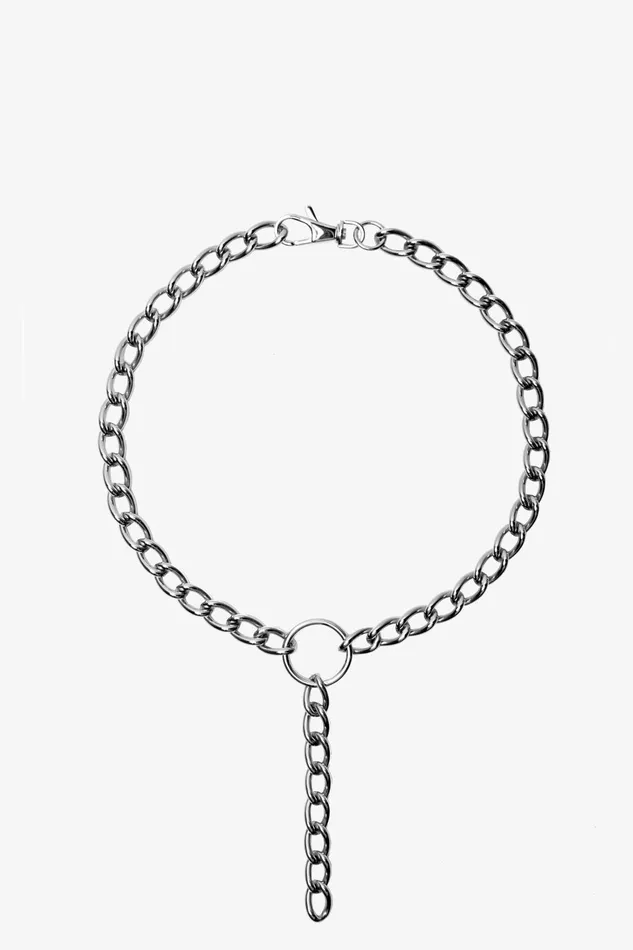 OTHER JEWELLERY MENWOMEN O Choker Chain Silver
