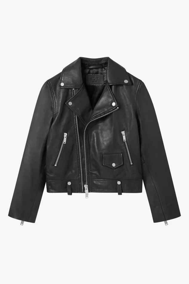 OTHER LEATHER JACKETS MEN COLT LEATHER BIKER JACKET Vintage Black