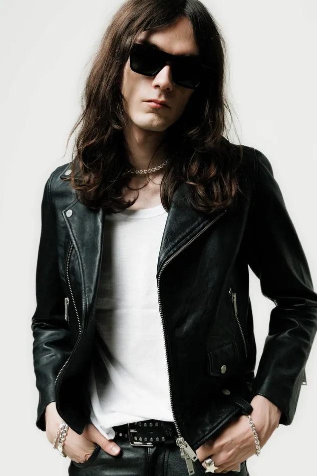 OTHER LEATHER JACKETS MEN COLT LEATHER BIKER JACKET Vintage Black