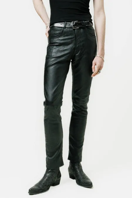 OTHER LEATHER JACKETS MEN COLT LEATHER BIKER JACKET Vintage Black