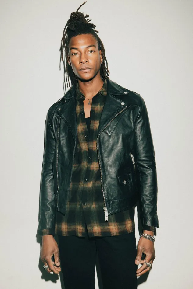 OTHER LEATHER JACKETS MEN The Outlaw II Biker Jacket