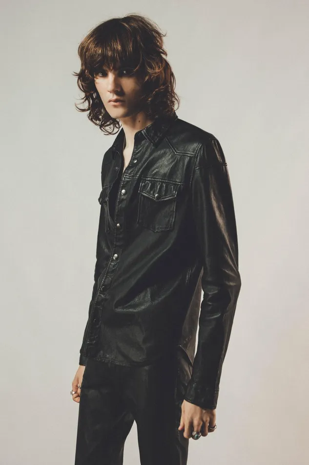 OTHER SHIRTS MEN Leather Shirt
