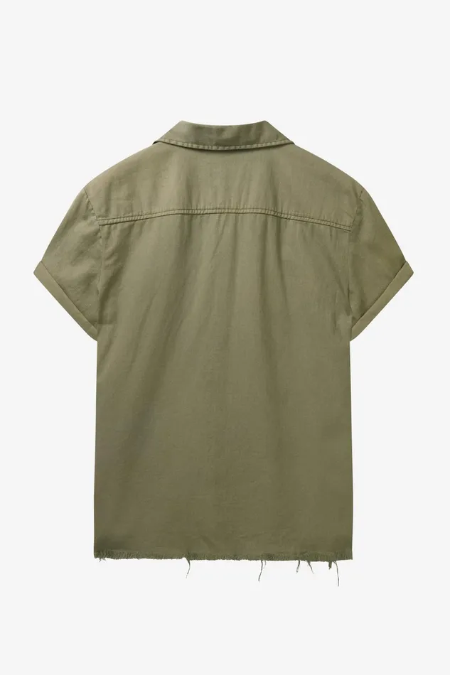 OTHER SHIRTS MEN SS Military Shirt Military Green
