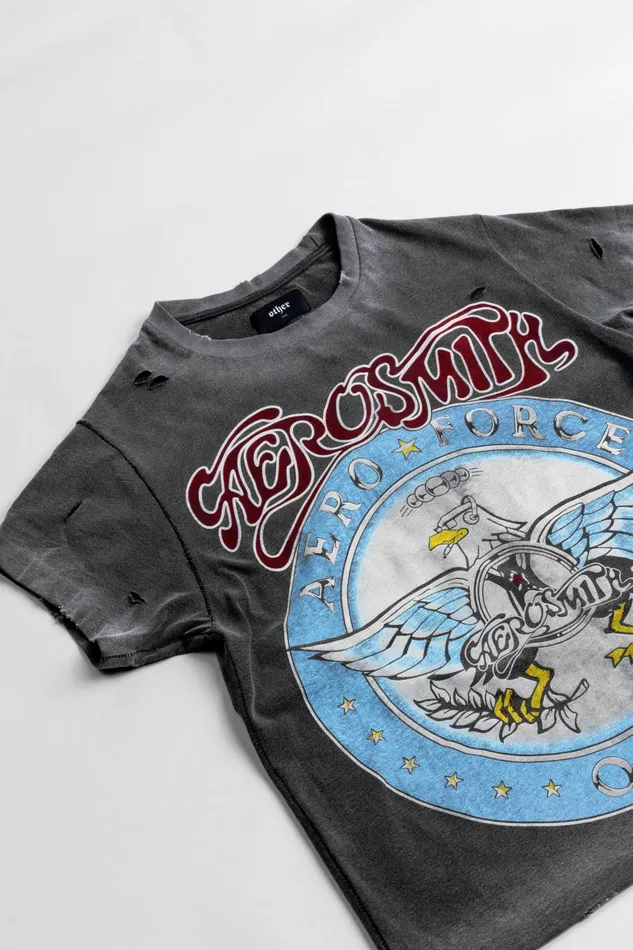 OTHER TSHIRTS MEN AEROSMITH AERO FORCE ONE VINTAGE TEE