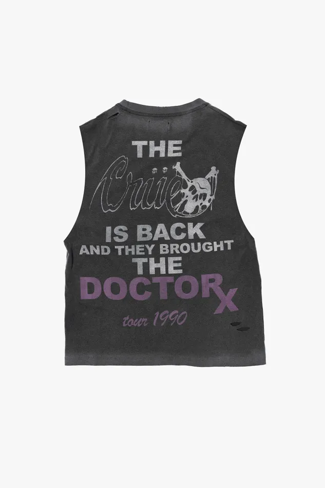 OTHER TANKS and VESTS MEN MOTLEY CRUE DR FEELGOOD 90 TOUR VINTAGE TANK