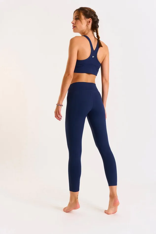 Outfit Navy Blue FLOW and EAGLE WELLNESS Navy Women Banana Moon Leggings and Pants