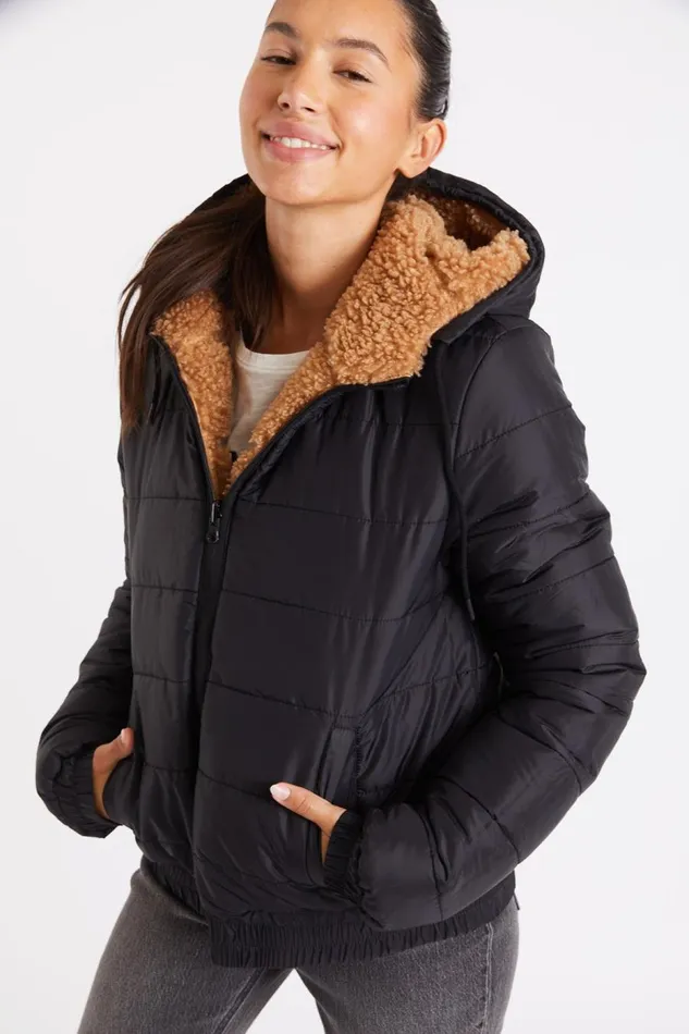 Padded Jacket Brown 8211 IVANNA WOODPARK Brown Women Banana Moon Jackets and Coats Padded Jacket Brown 8211 IVANNA WOODPARK Brown Women Banana Moon Jackets and Coats