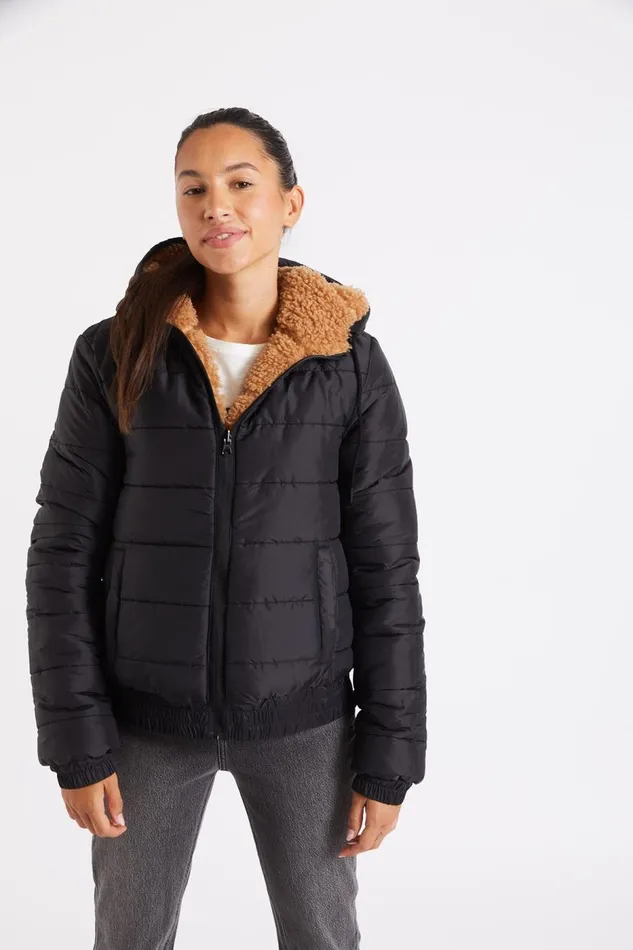 Padded Jacket Brown 8211 IVANNA WOODPARK Brown Women Banana Moon Jackets and Coats Padded Jacket Brown 8211 IVANNA WOODPARK Brown Women Banana Moon Jackets and Coats
