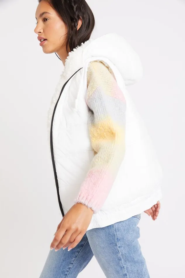 Padded Jacket Ecru 8211 DULCIE WOODPARK Ecru Women Banana Moon Jackets and Coats Padded Jacket Ecru 8211 DULCIE WOODPARK Ecru Women Banana Moon Jackets and Coats
