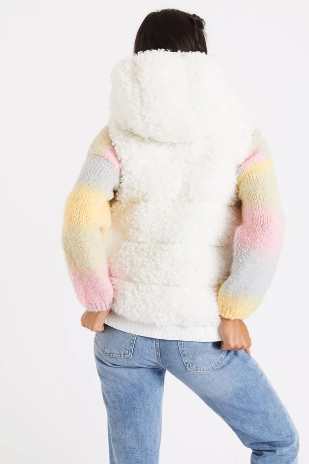 Padded Jacket Ecru 8211 DULCIE WOODPARK Ecru Women Banana Moon Jackets and Coats Padded Jacket Ecru 8211 DULCIE WOODPARK Ecru Women Banana Moon Jackets and Coats