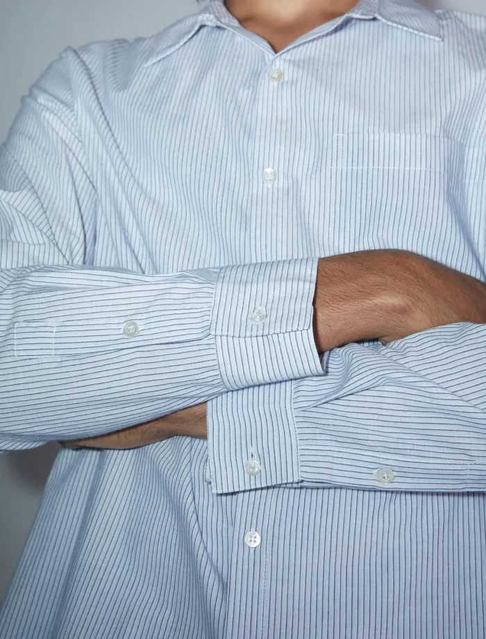 Paloma Wool BOAMen039s Striped Cotton Shirt Pwman 8211 US