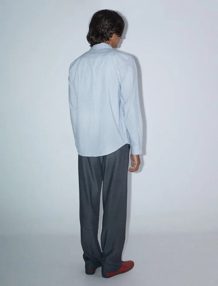 Paloma Wool BOAMen039s Striped Cotton Shirt Pwman 8211 US