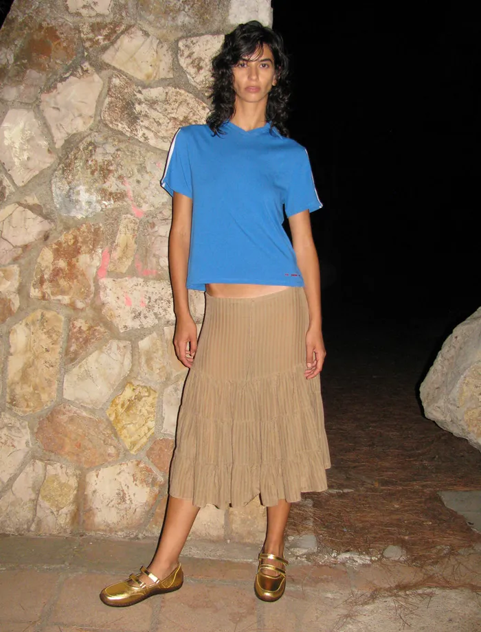 Paloma Wool ETOILESlightly Sheer Gathered Skirt Women Bottoms