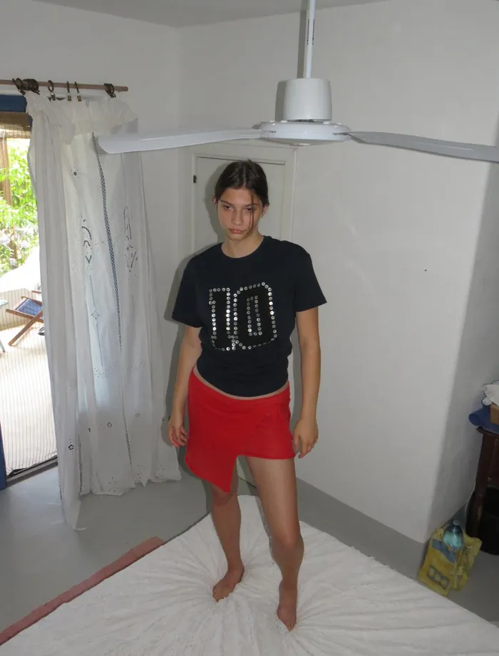 Paloma Wool FLORECotton Tshirt With A 03910039 Print Decorated With Motherofpearl Buttons Pwman 8211 US
