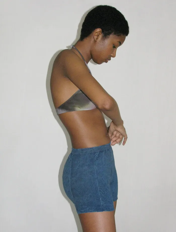 Paloma Wool GRAND TOURWashed Indigo Effect Lowwaist Short Women Bottoms