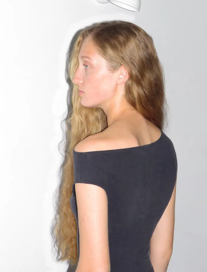 Paloma Wool YAUSIBlack Viscose Long Dress With Asymmetric Shoulders And Flared Bottom Women Dresses