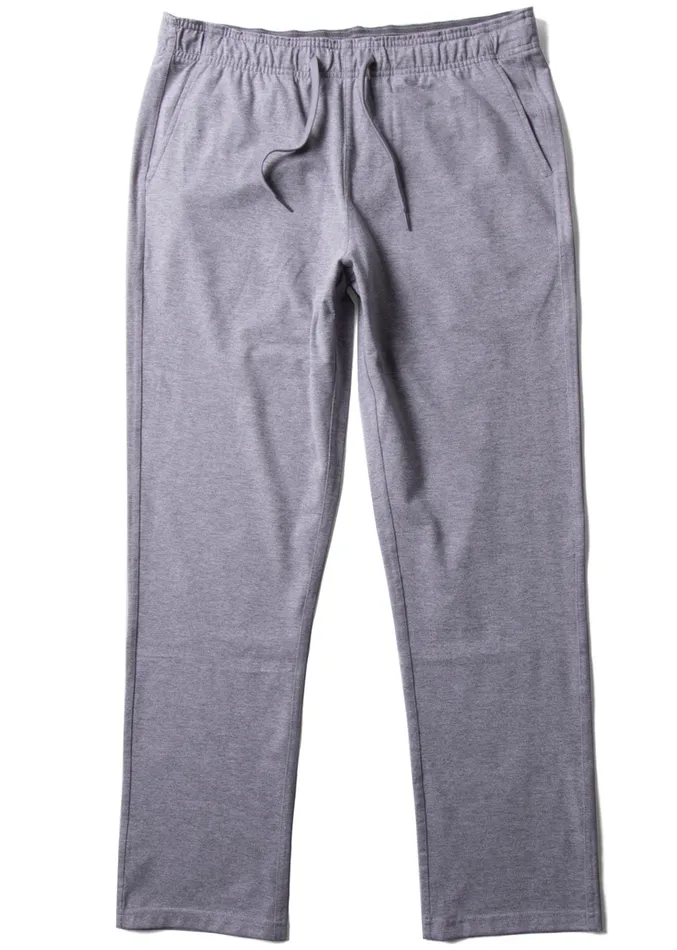 Pants and Denim Men Vissla Comp Lite Eco Elastic Pant Grey Heather