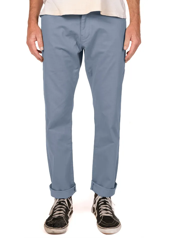Pants and Denim Men Vissla Creators Port Chino Pant Blue Slate Pants and Denim Men Vissla Creators Port Chino Pant Blue Slate