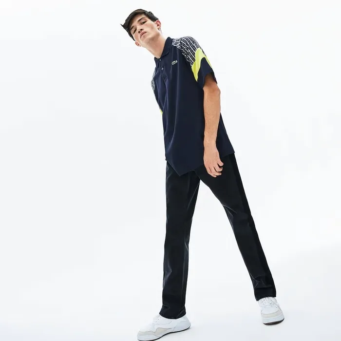 Pants and Shorts Lacoste Mens LIVE Straight Cut 5Pocket Cotton Jeans Black Store Pants and Shorts Lacoste Mens LIVE Straight Cut 5Pocket Cotton Jeans Black Store