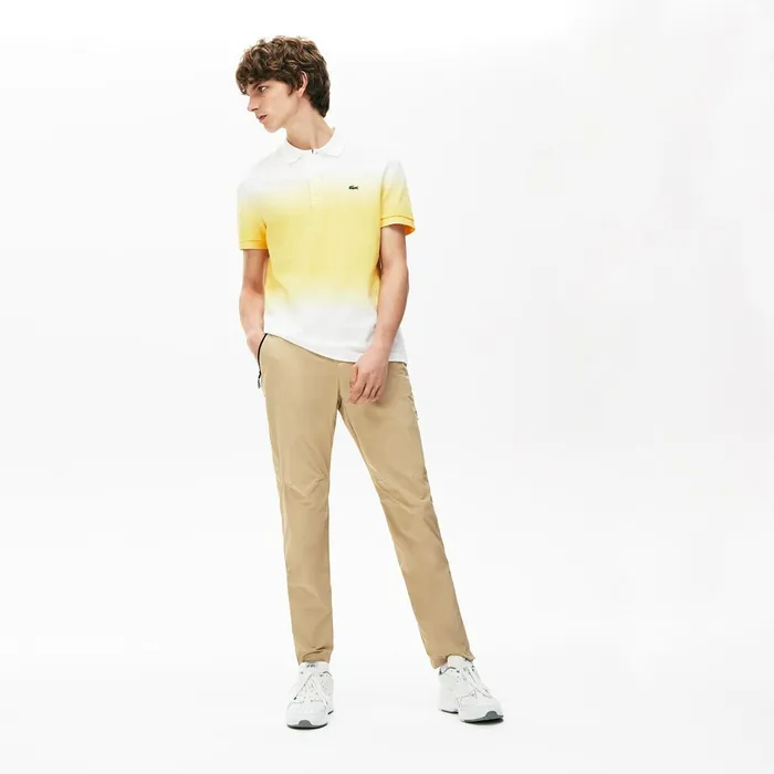 Pants and Shorts Lacoste Mens Motion Ergonomic Pants Beige Online Outlet Store