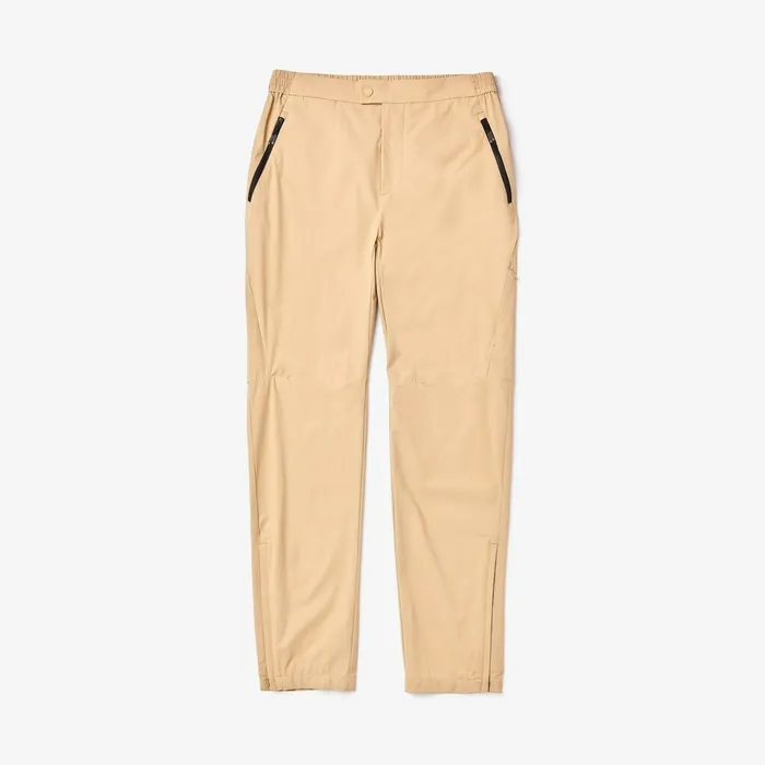 Pants and Shorts Lacoste Mens Motion Ergonomic Pants Beige Online Outlet Store