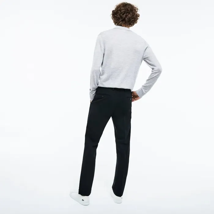 Pants and Shorts Lacoste Mens Slim Fit Stretch Twill Chino Pants Navy Blue Shop Online