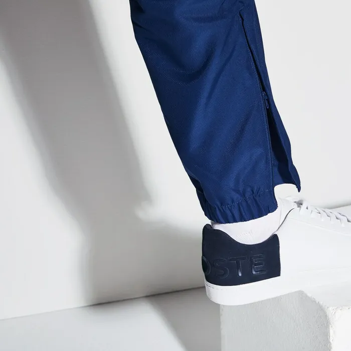 Pants and Shorts Lacoste Mens SPORT Piped Taffeta Tennis Tracksuit WhiteNavy BlueGreyGreen Cheap On Sale