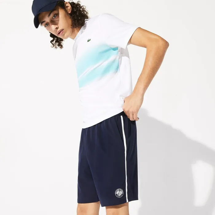 Pants and Shorts Lacoste Mens SPORT Roland Garros Shorts Navy BlueWhite Outlet Pants and Shorts Lacoste Mens SPORT Roland Garros Shorts Navy BlueWhite Outlet