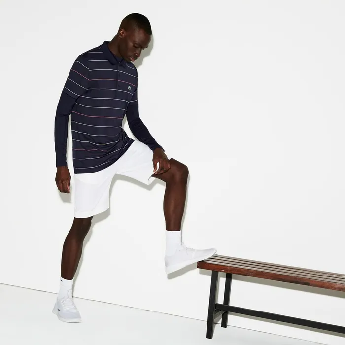 Pants and Shorts Lacoste Mens SPORT Stretch Taffeta Technical Golf Bermuda Shorts White Shop Online Pants and Shorts Lacoste Mens SPORT Stretch Taffeta Technical Golf Bermuda Shorts White Shop Online