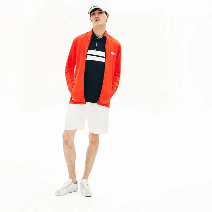 Pants and Shorts Lacoste Mens SPORT Tennis Stretch Shorts White Gift for Friend